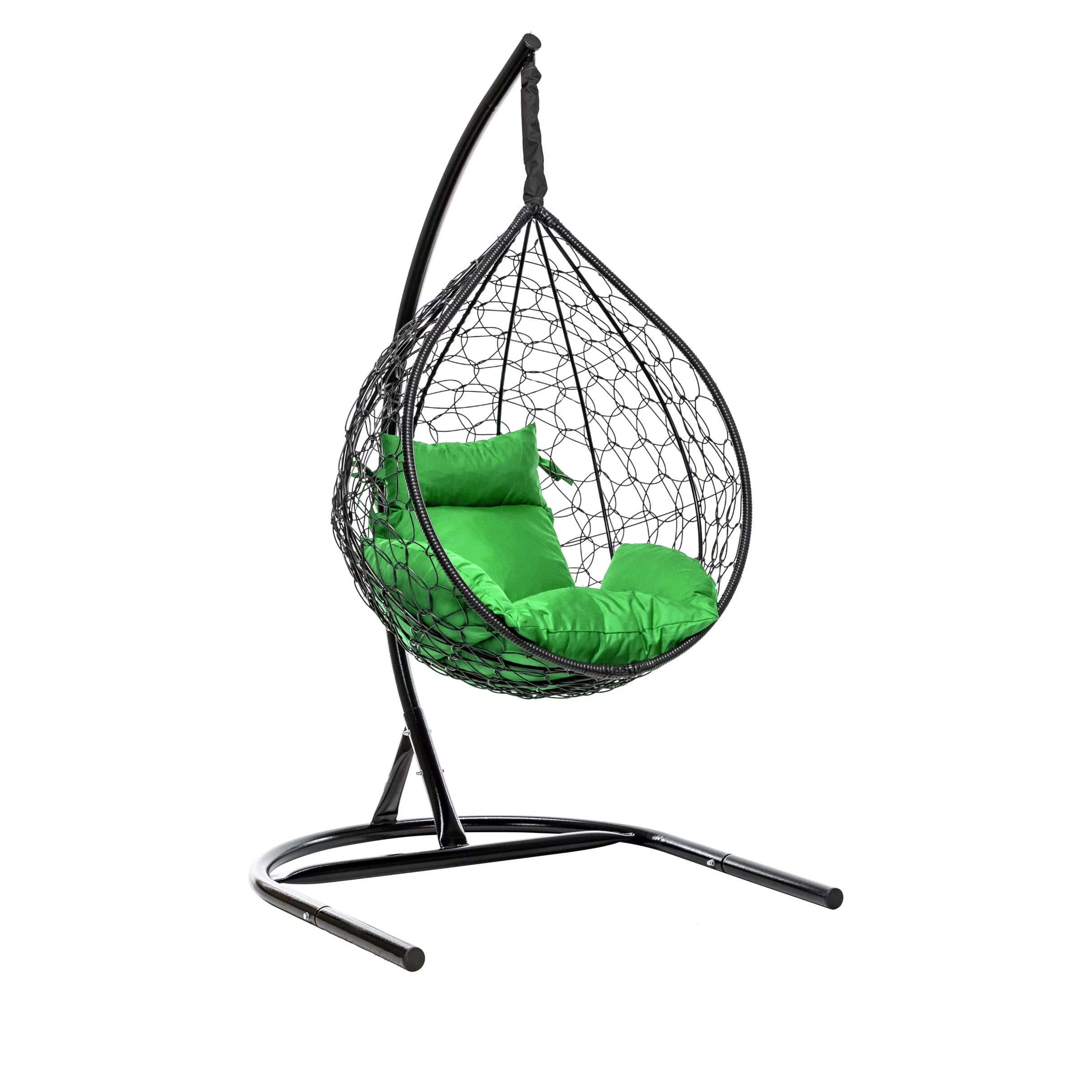 podversnoe_kreslo_leset_Male_karkas_chernyi_podushka_salatovaya_2-1